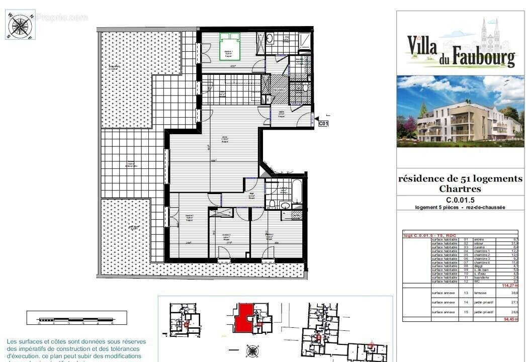 Appartement à CHARTRES