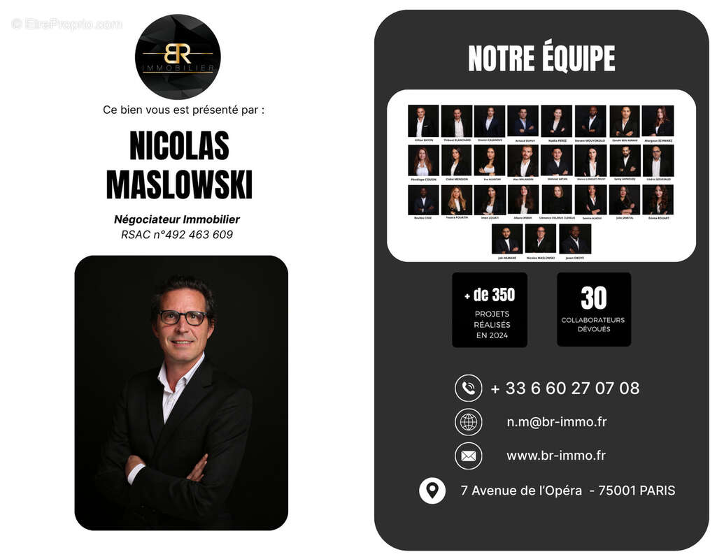 Appartement à PARIS-3E