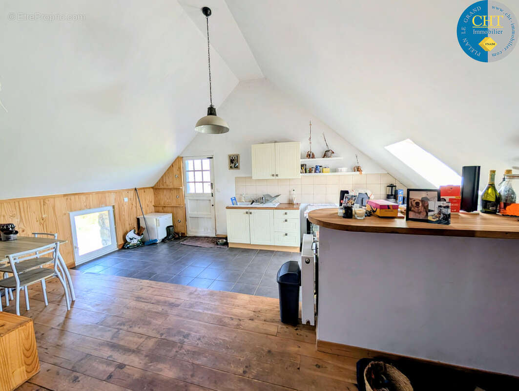 Rare : longère de charme en brocéliande   secteur telhouët, paimpont (35380) avec cht immobilier - photo 6