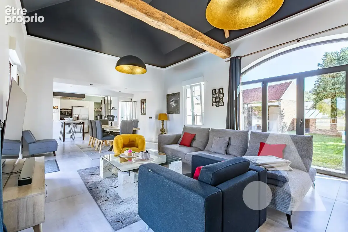 Corps de ferme secteur LE MEUX rénové 5 chbres avec piscine et dépendance - photo 5