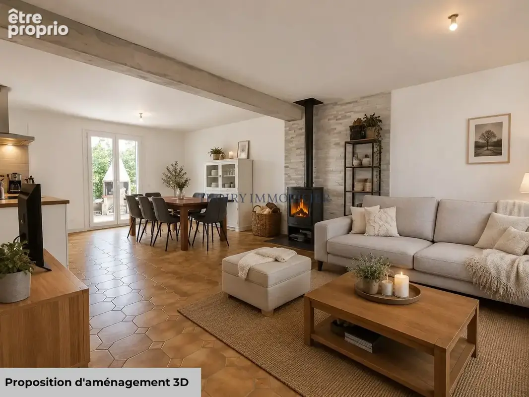 LONGNES, Maison traditionnelle de 123 m2 habitables  avec sous-sol total sur 782 m2 de terrain - photo 4