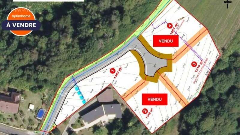 Terrain à SERRES-SAINTE-MARIE