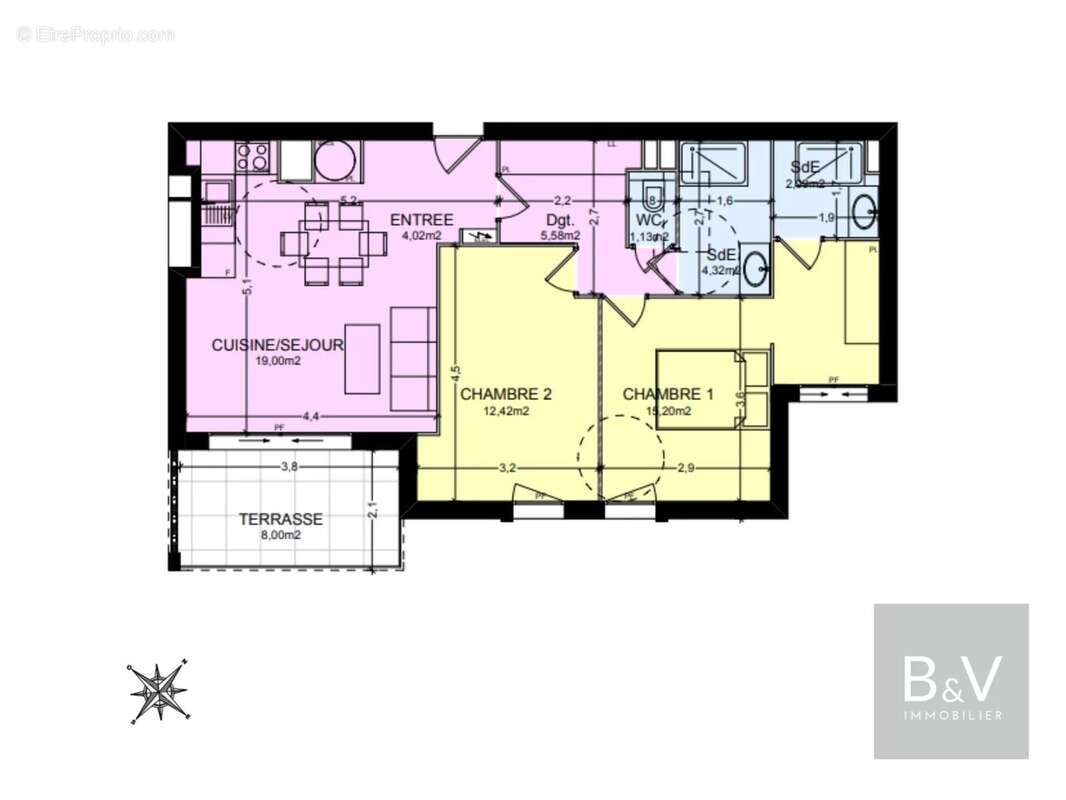 Appartement à VALBONNE