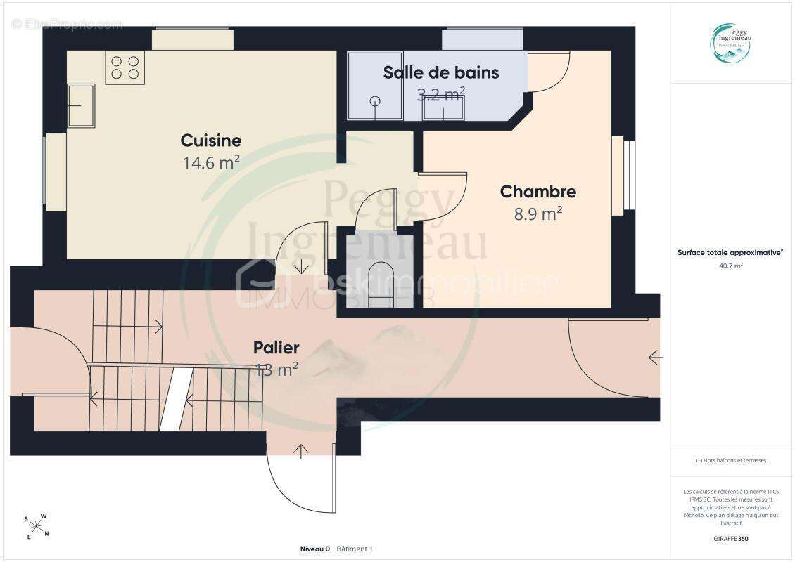 Appartement T2, jardin privatif, stationnements et vue montagnes - photo 11