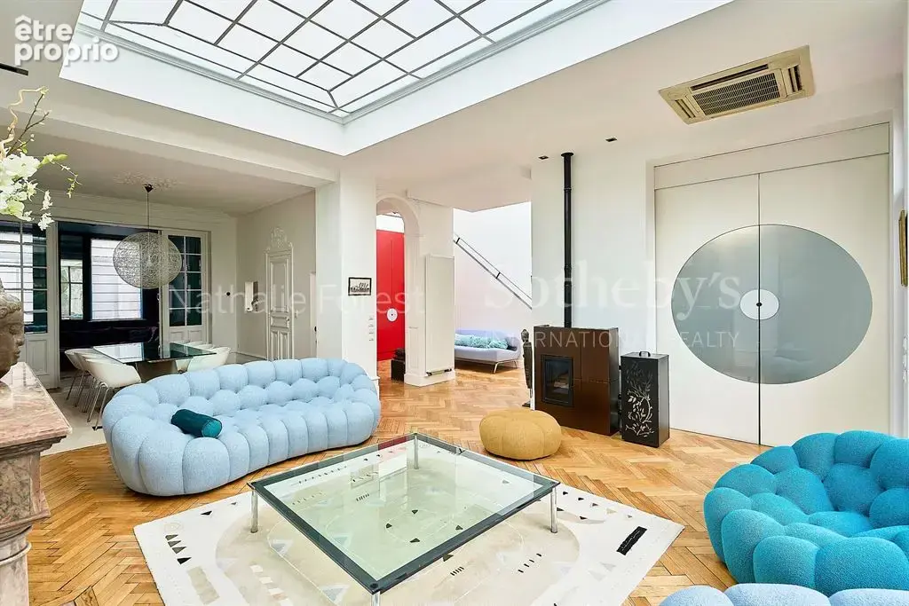 Lille , Place Sébastopol , Wazemmes  , belle maison bourgeoise  erigée en semi-plain pied cadastrée sur 1000 M 2 de terrain . 6  - photo 4