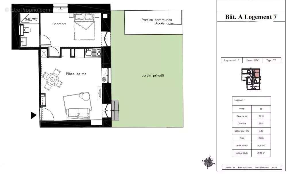 Appartement à TASSIN-LA-DEMI-LUNE