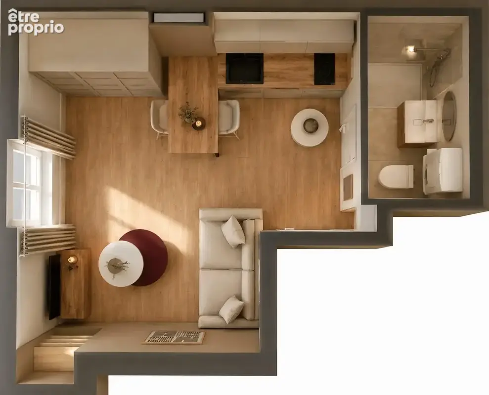 Appartement 1 pièce 20 m² à vendre à Oullins (69600) - photo 2