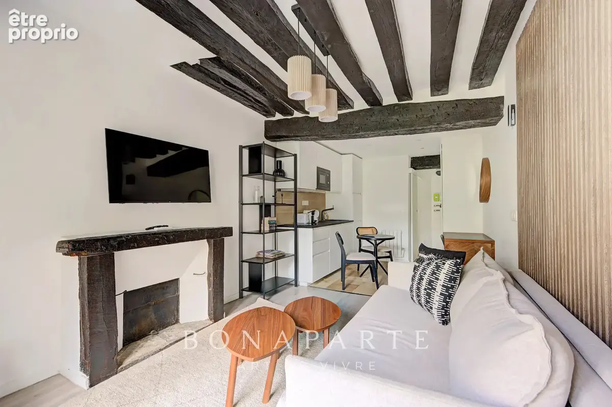 Studio rénové – 23m²  – Calme sur cour - photo 6