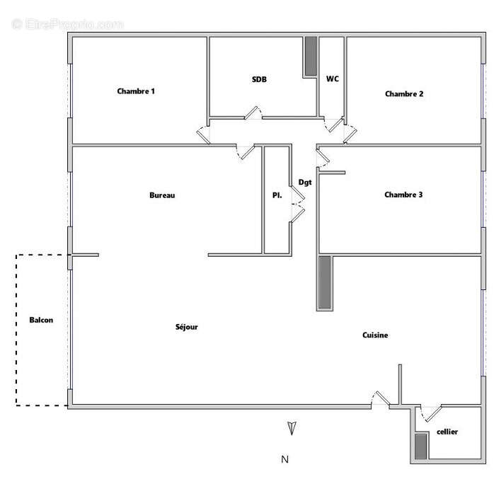 Appartement à BEAUZELLE