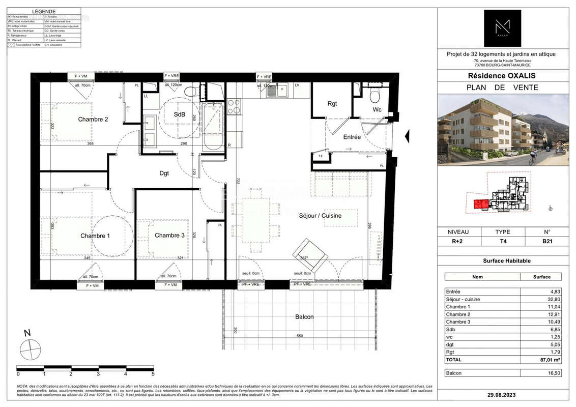 Appartement à BOURG-SAINT-MAURICE