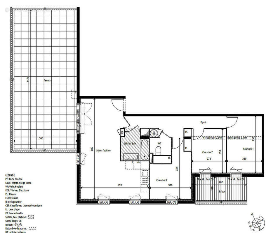 Appartement à PINS-JUSTARET