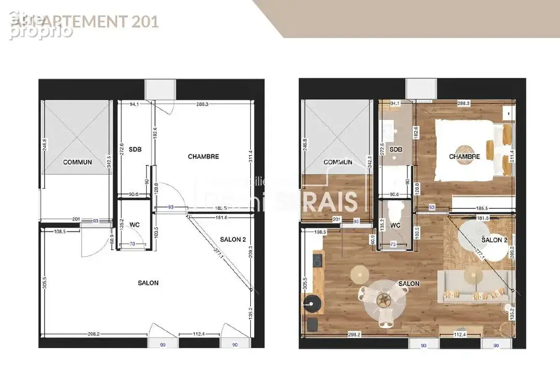 Appartement La Lande Patry 2 pièce(s) - photo 2