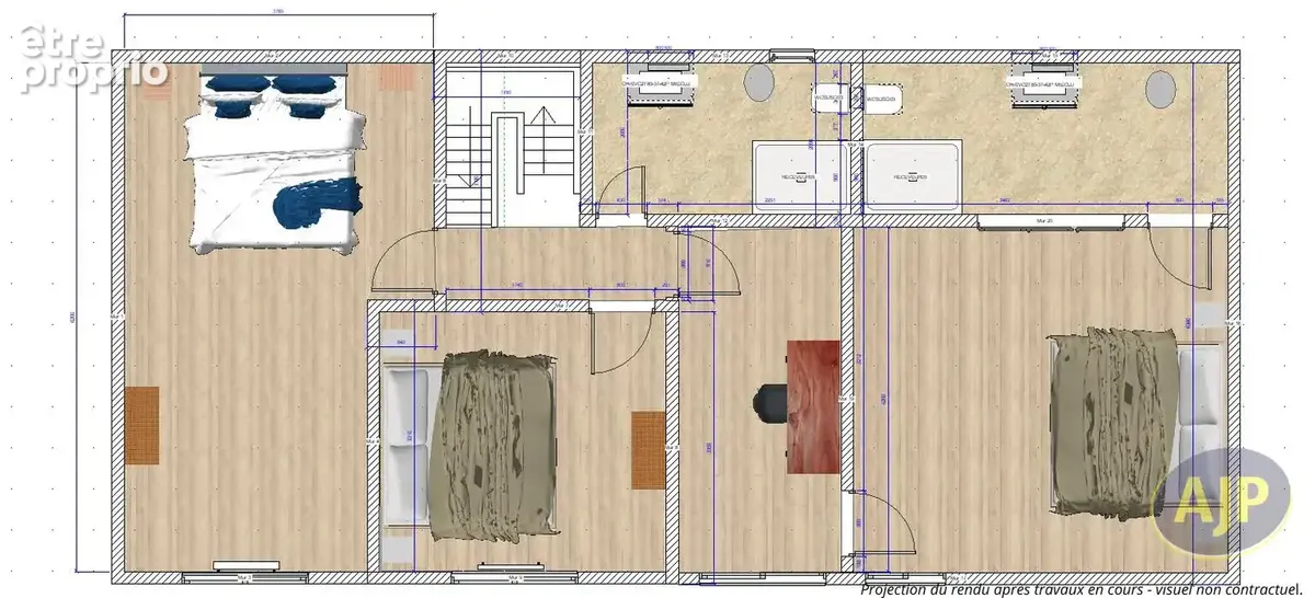 GUEGON Bourg : Maison entièrement rénovée - photo 18