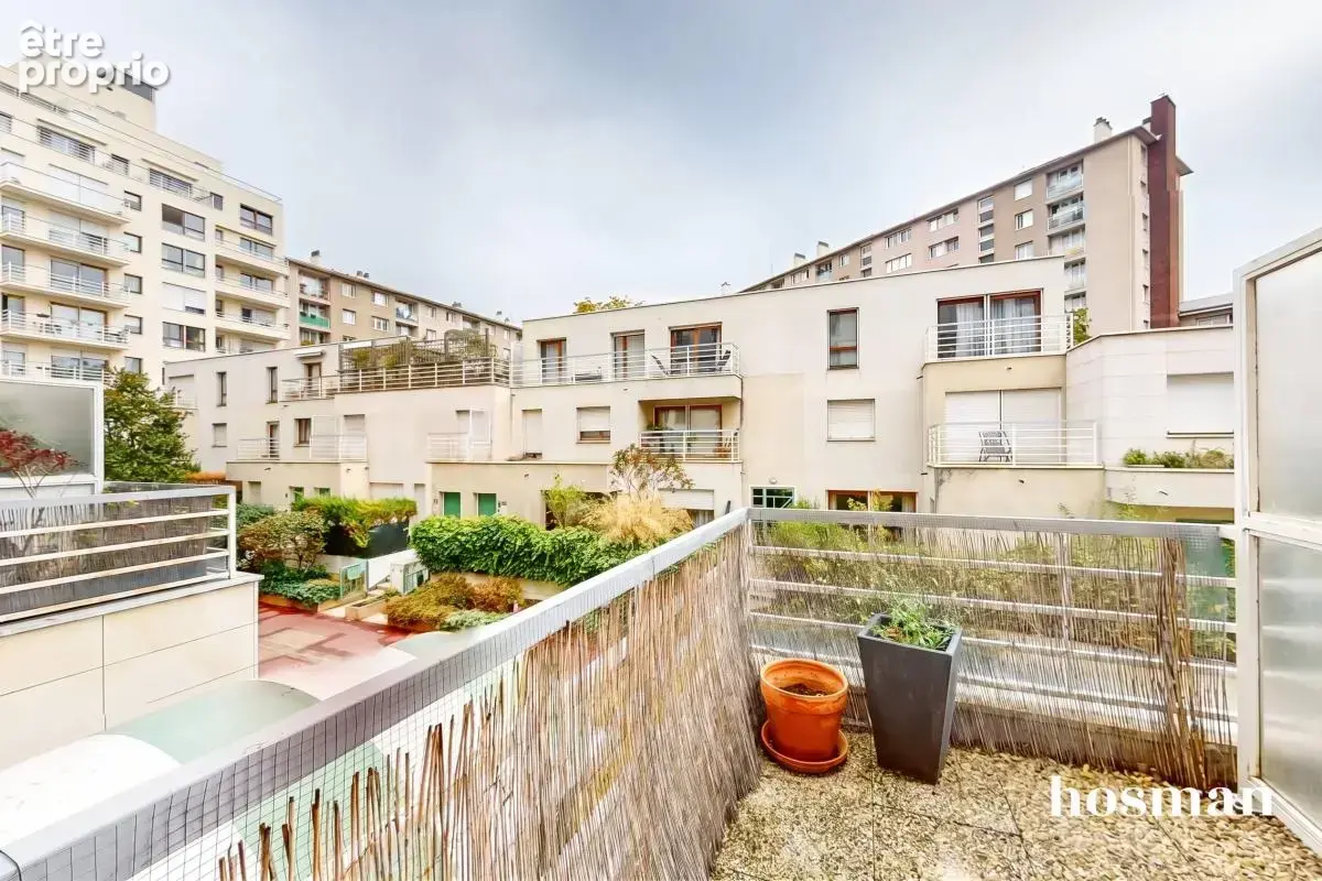 Calme absolu ! Appartement 2 pièces 44 m2 avec terrasses, parking, et cave - Villa des Nymphéas, Paris 20e - photo 11