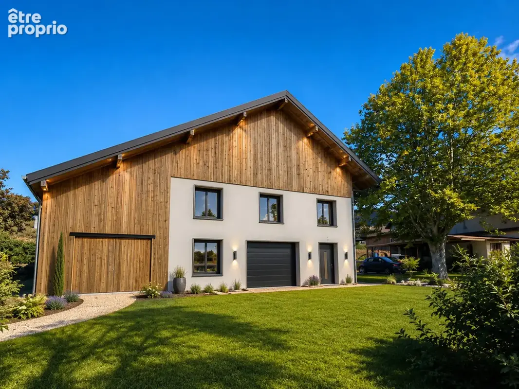 Viuz-en-Sallaz : Ancienne ferme rénovée alliant cachet et performance énergétique – proche Genève - photo 5