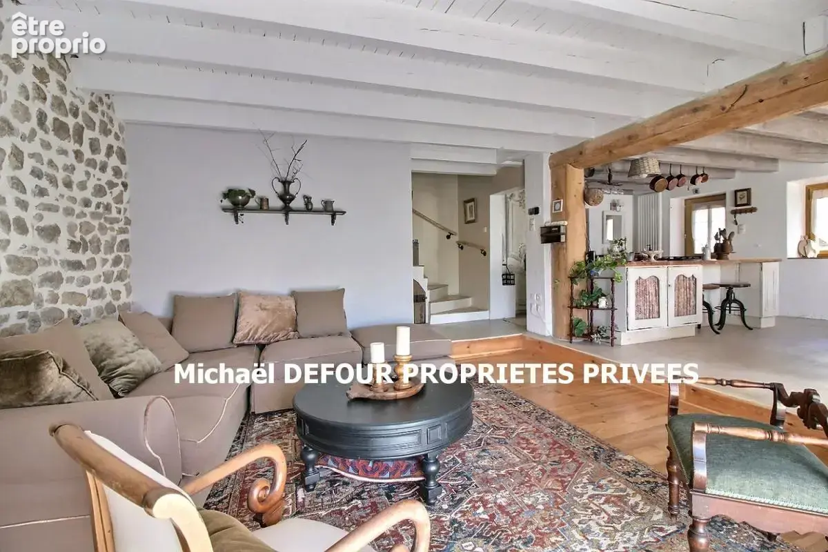 Les Villettes 43600 maison en pierre d'environ 122 m² habitables 3 chambres avec espace bureau sur environ 300 m² de terrain - photo 3
