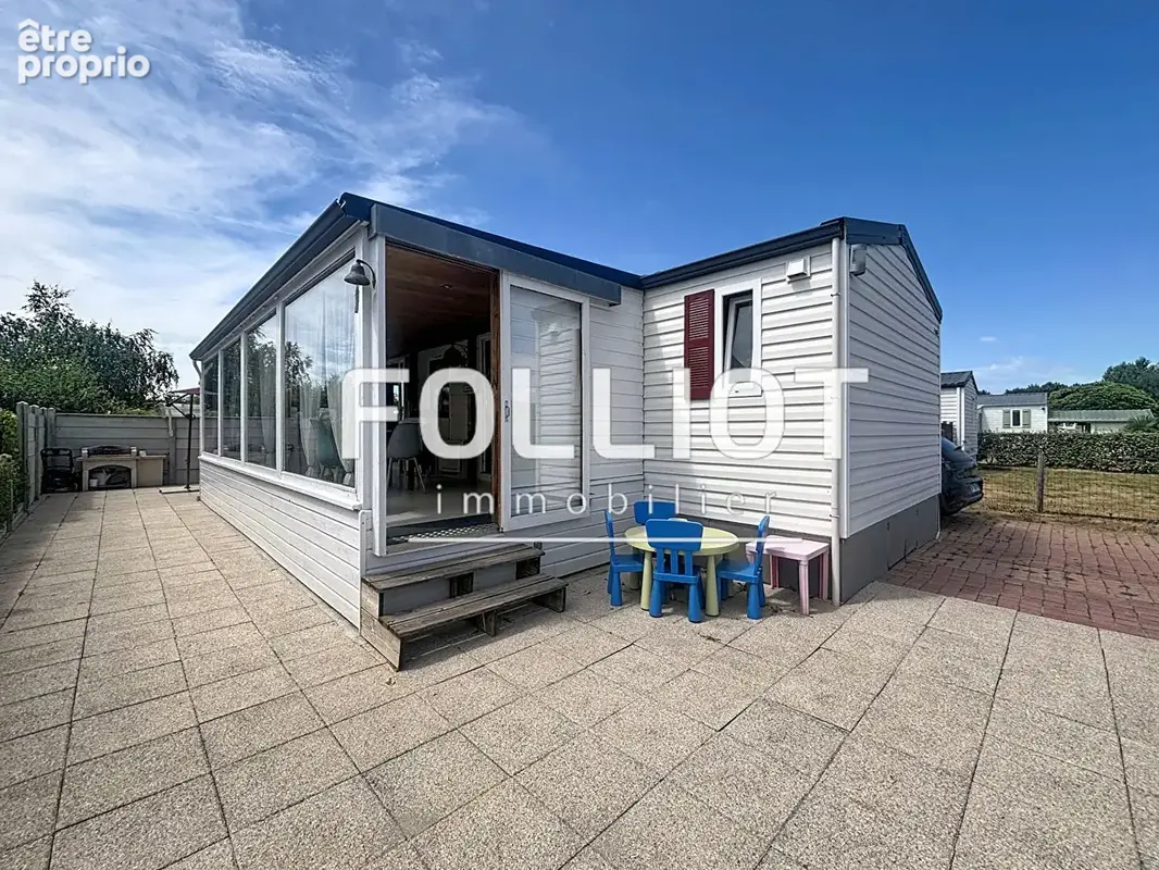 A vendre 50660 tourneville sur mer mobil-home - photo 1