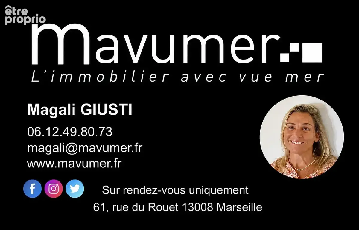 Appartement T3 2ème et dernier étage, Saint Mauront 13003 Marseille