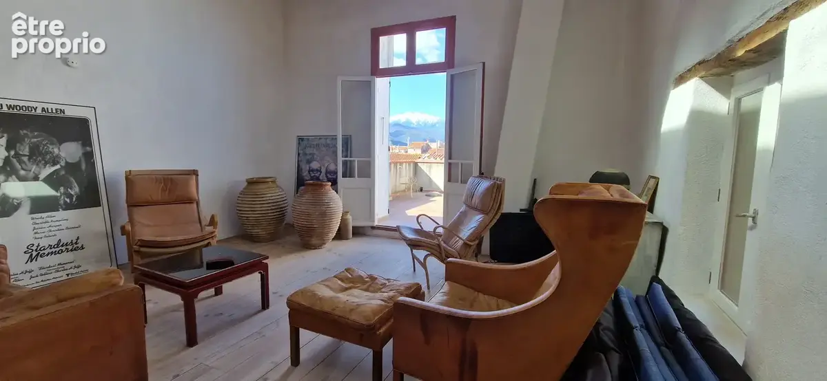 Ille sur tet - maison de village 231m2 avec garage et 2 terrasses vue degagee canigou et orgues - photo 14