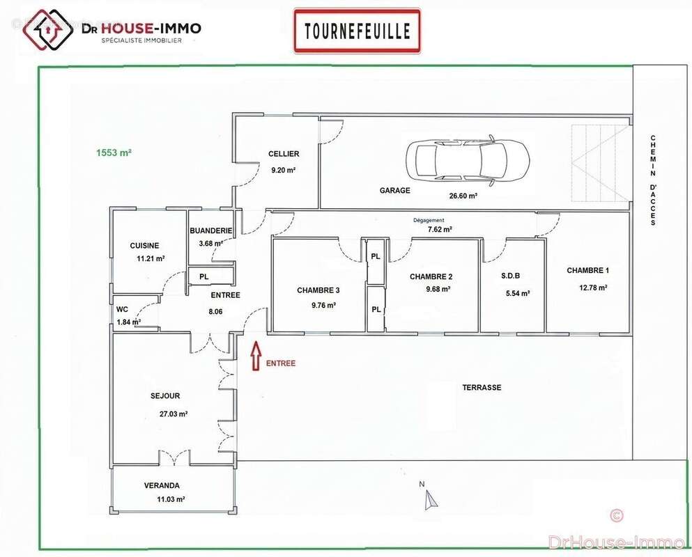 Maison à TOURNEFEUILLE
