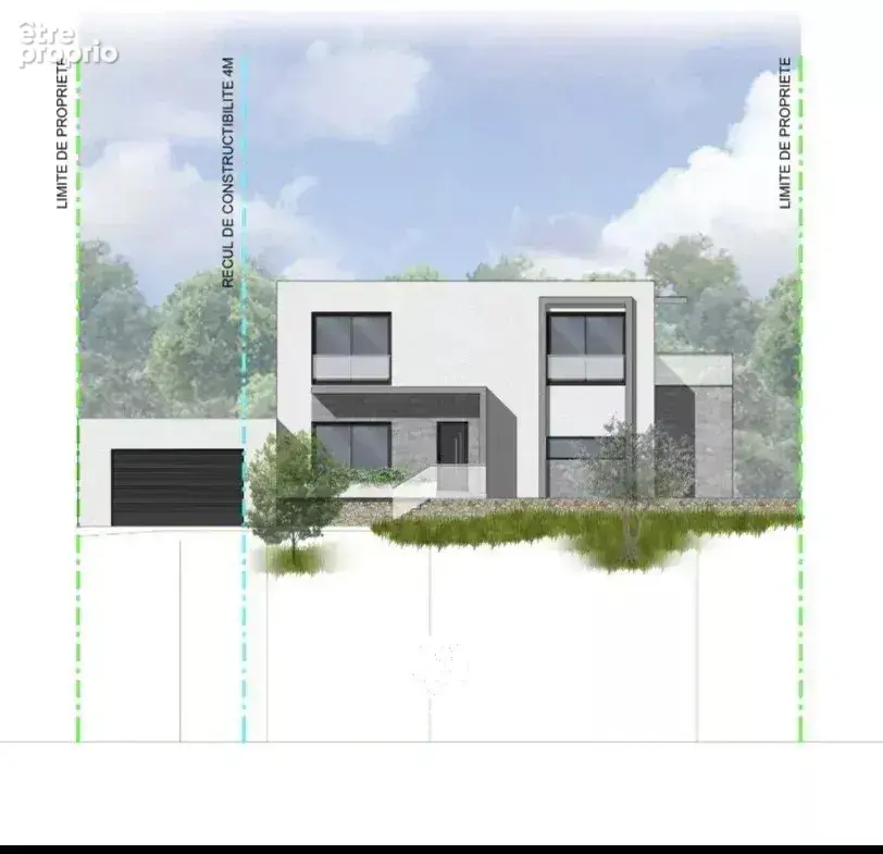La gaude // village : terrain à batir avec permis de construire / 1200 m²/ plein sud / villa moderne / piscine - photo 2