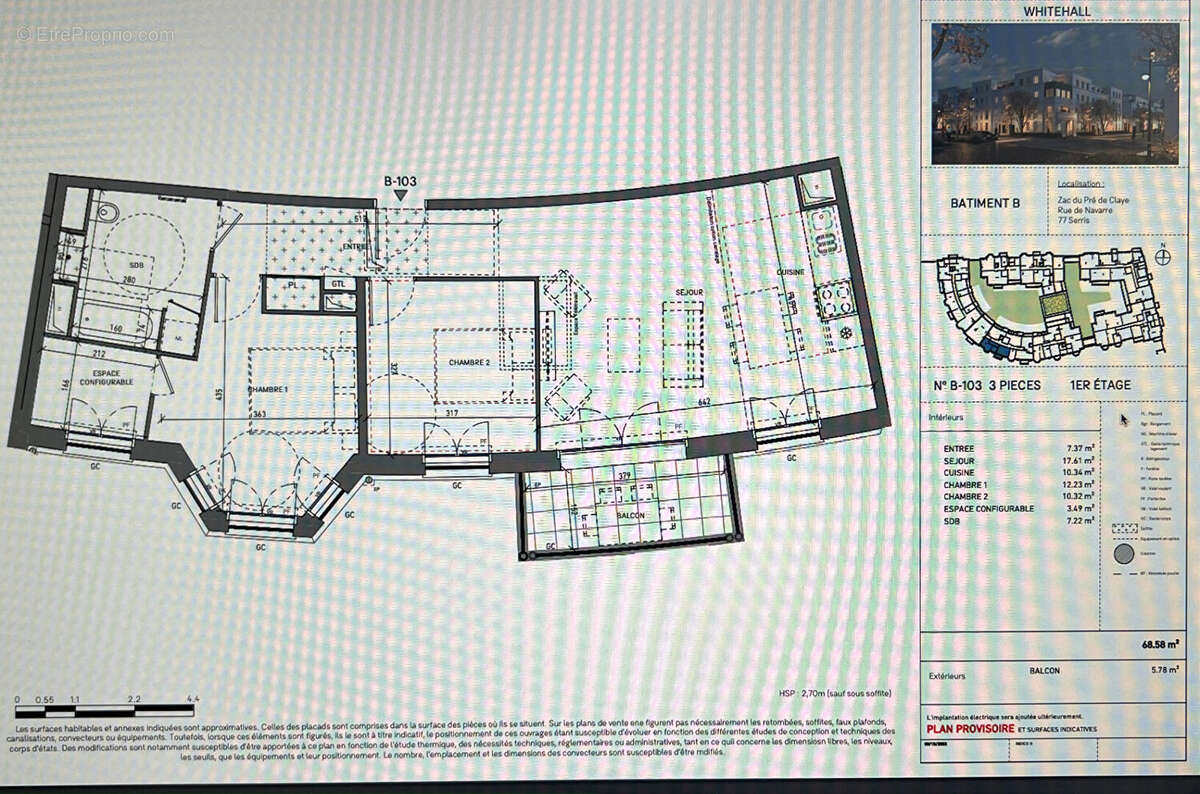Appartement à SERRIS
