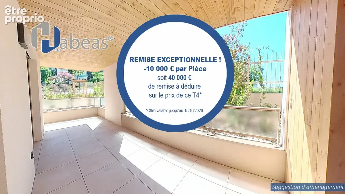 Appartement T4 de  109m² avec terrasse de  37m² - photo 5