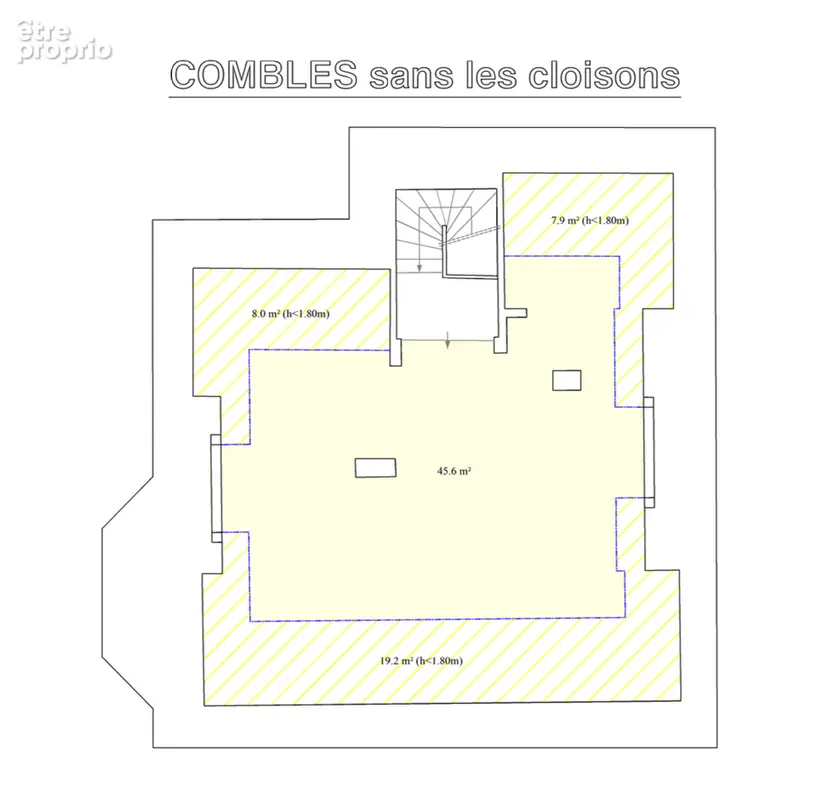 Appartement combles à aménager llkirch Graffenstaden 44,3m2 habitables - 80 m2 au sol - photo 5
