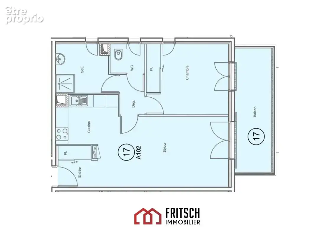 Appartement T2 avec balcon et stationnements privatifs - photo 7