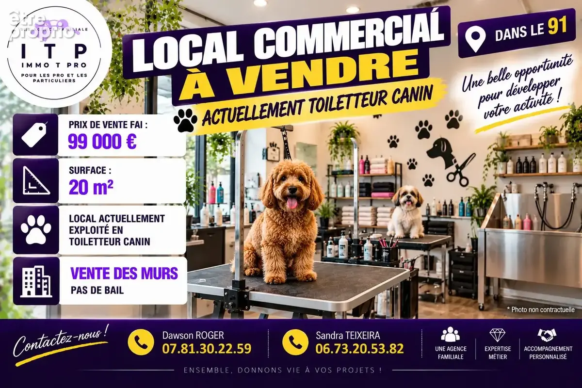 Photo Commerce à Bretigny-Sur-Orge au prix de 99 000€