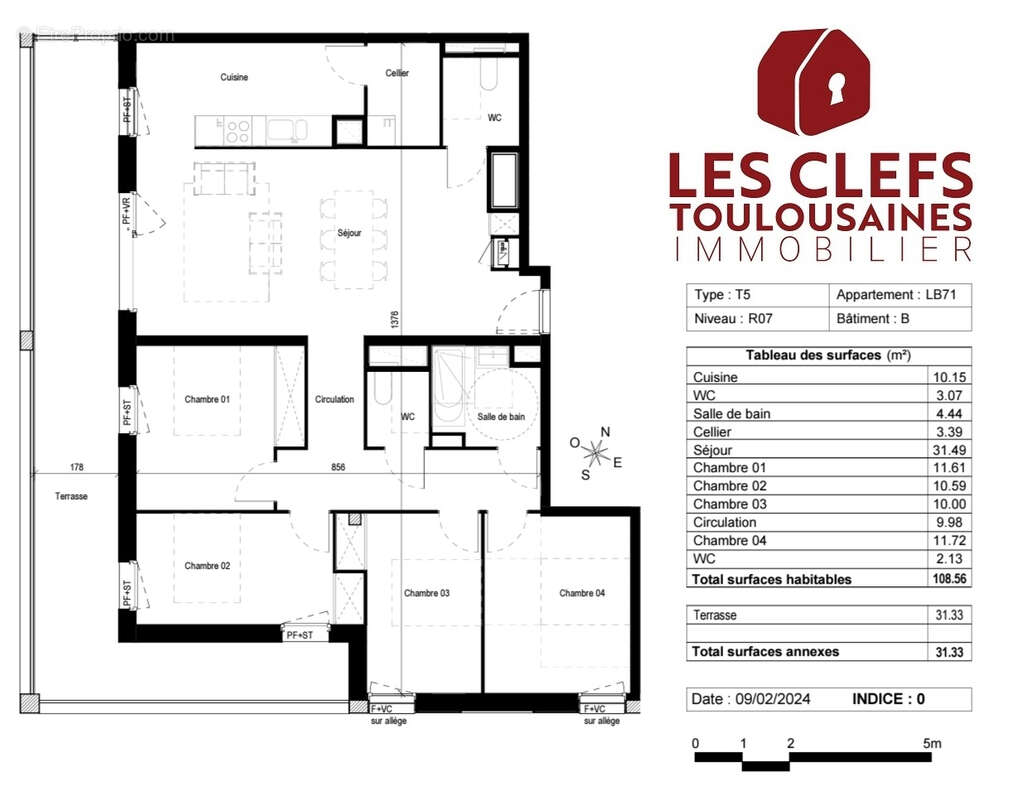 Appartement à BLAGNAC