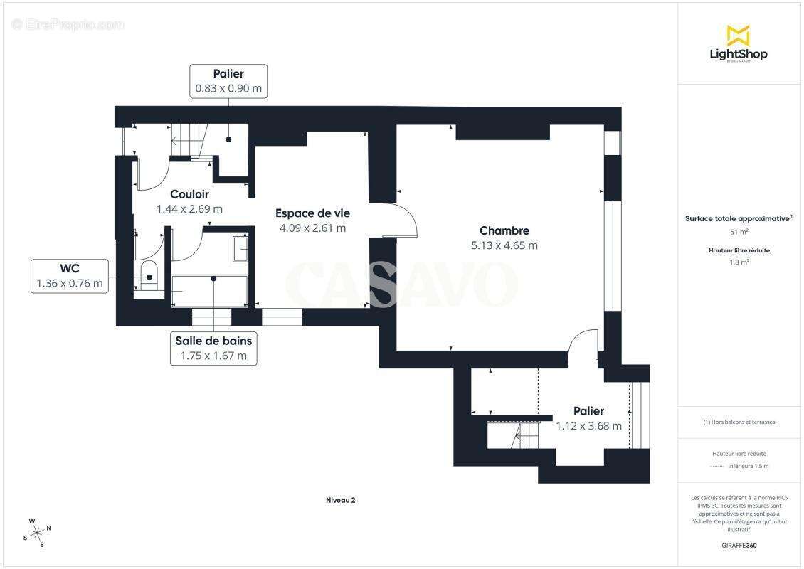Appartement à PARIS-1E