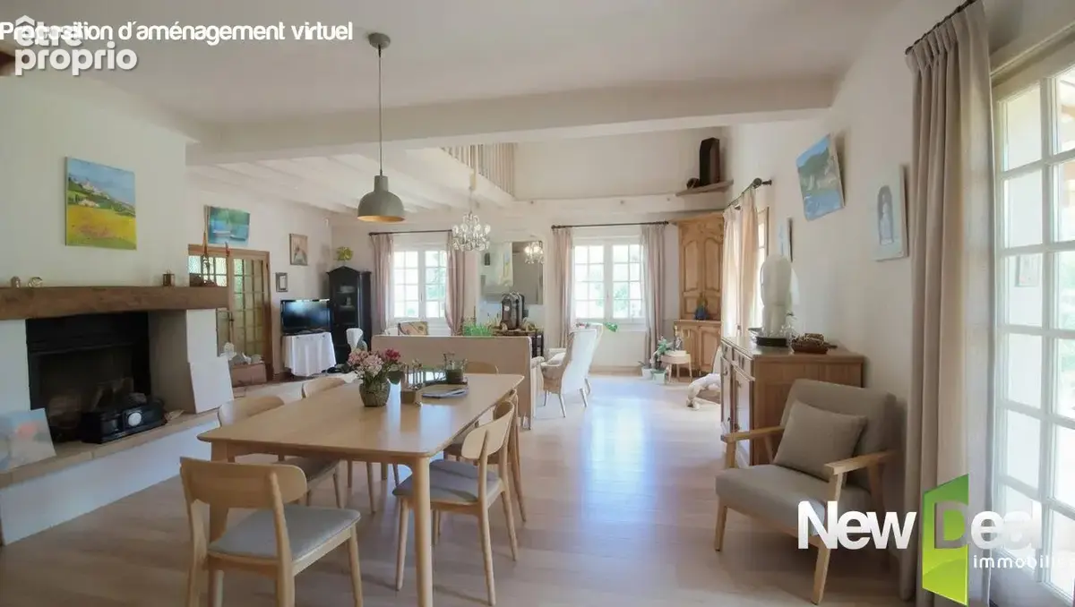 Maison T6 - 220 m² avec étang - photo 3