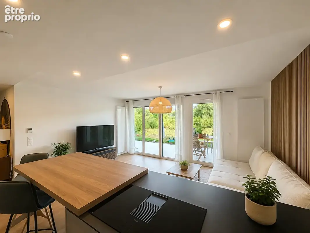 T3 de 2024 avec jardin privatif de 150 m2 vue montagne - photo 4
