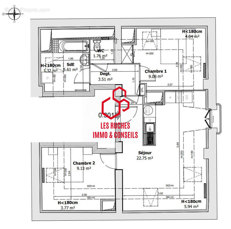 Appartement à POMPONNE