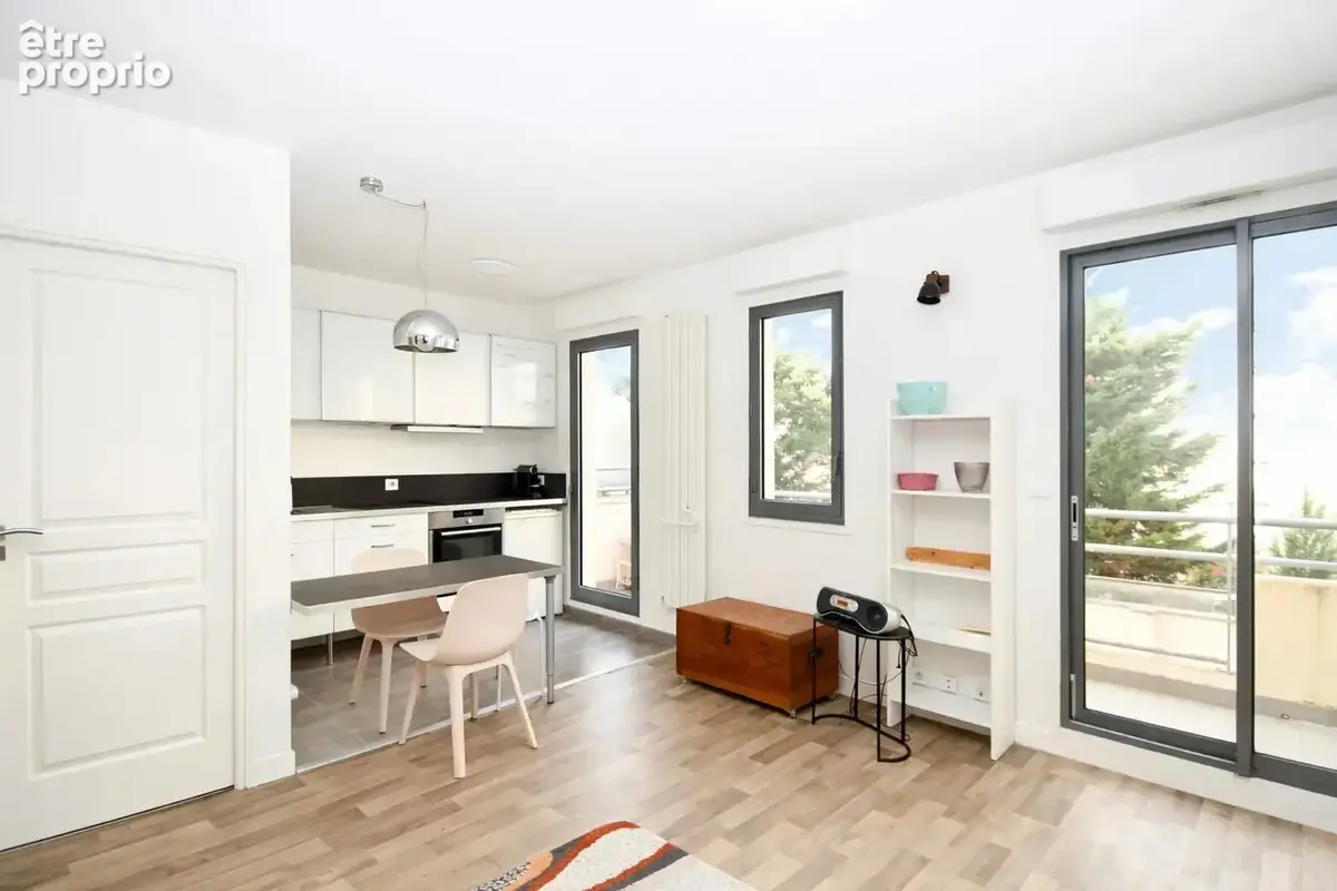 Croissy sur seine - studio de 28.45 m2  - residence recente - ascenseur - 12 mn rer - 3 mn du centre ville - photo 5