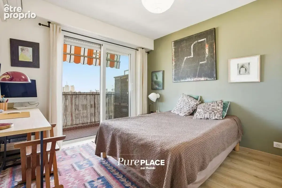 Nice Libération, 3 pièces 74 m², dernier étage, terrasses, parking - photo 9