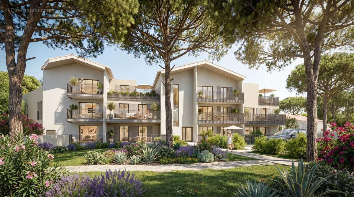 La franqui, t4 dernier étage 106 m², plage à pied, terrasse 26 m², balcons et parking - photo 4
