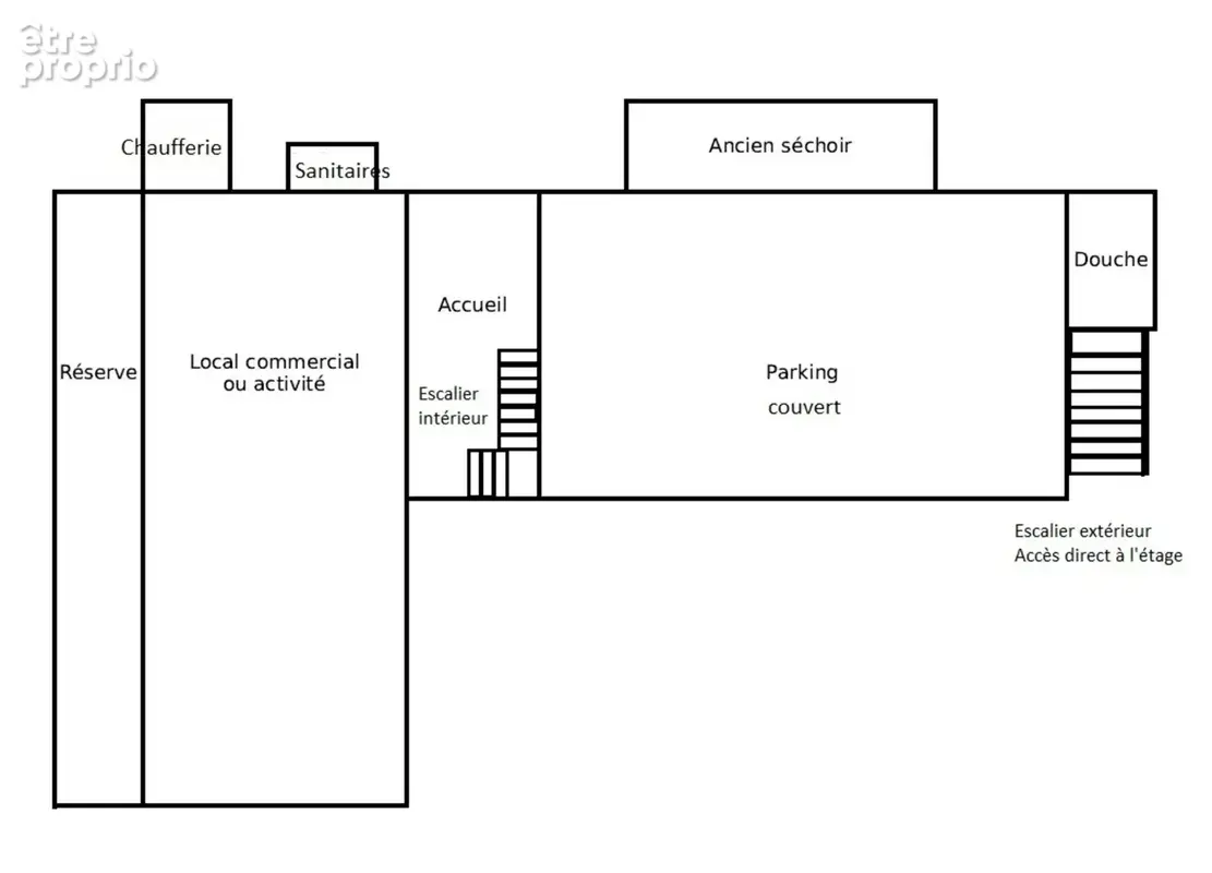 Ancien hôtel 604 m² – 16 chambres, local commercial 113 m² et terrain à bâtir 1 909 m² – 12 min de Lacq, 23 min de Pau - photo 4