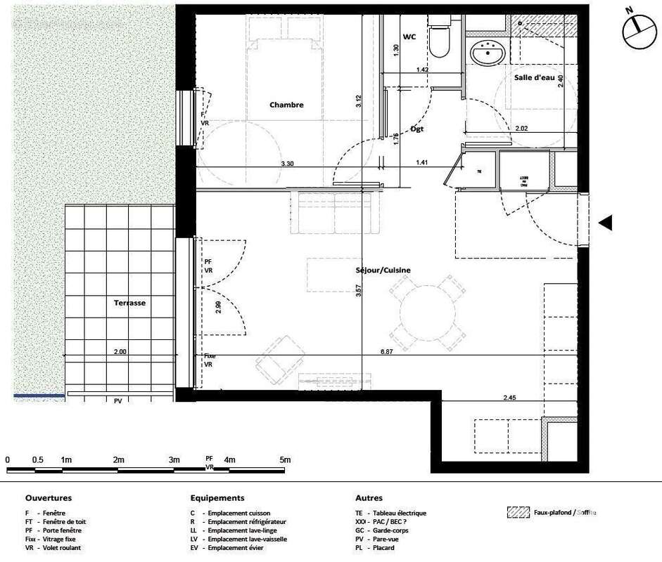 Photo 4 - Appartement à CHATEAUNEUF-DE-GADAGNE