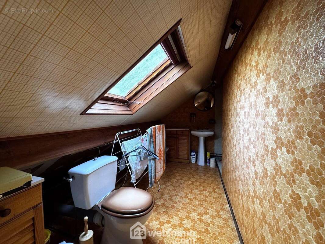 passons à la salle d'eau avec wc - Maison à VILLABE