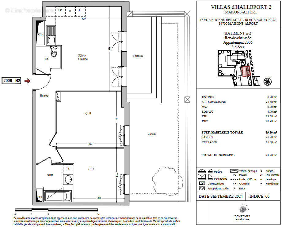 Appartement à MAISONS-ALFORT