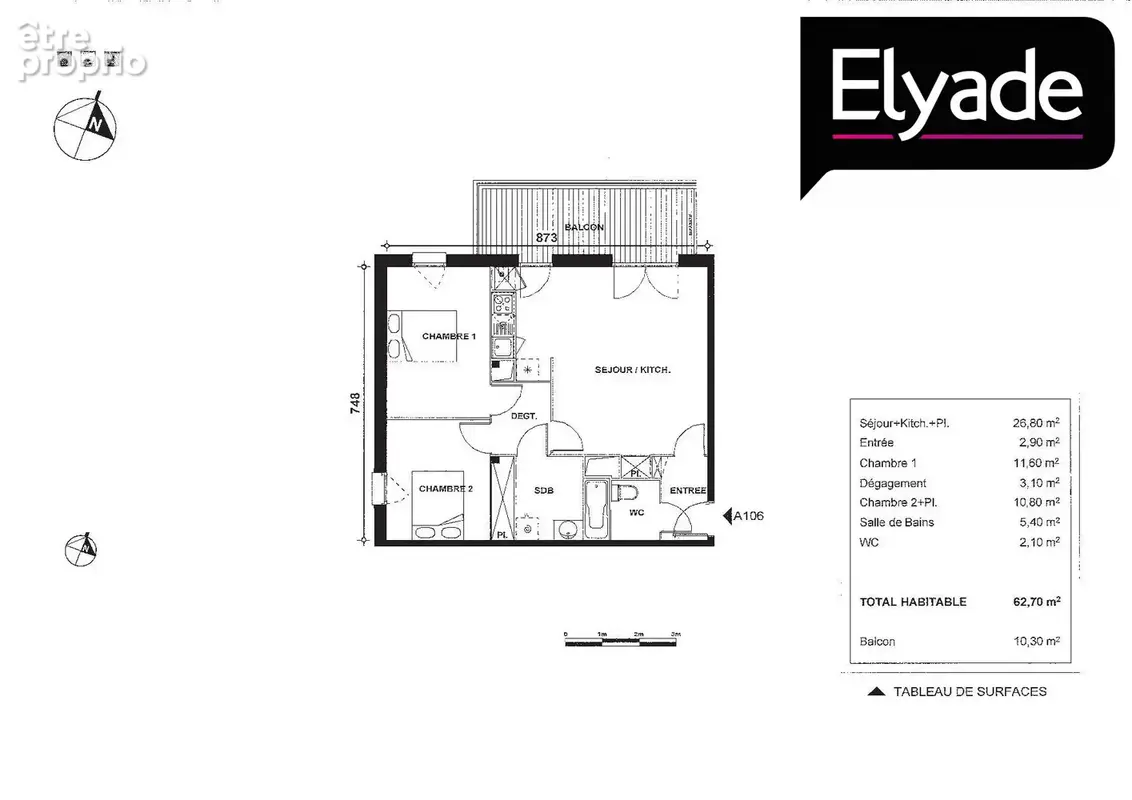 Appartement 3 pièces 63 m² à vendre à Toulouse (31200) - photo 8