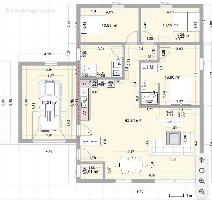 Maison à EPINOUZE