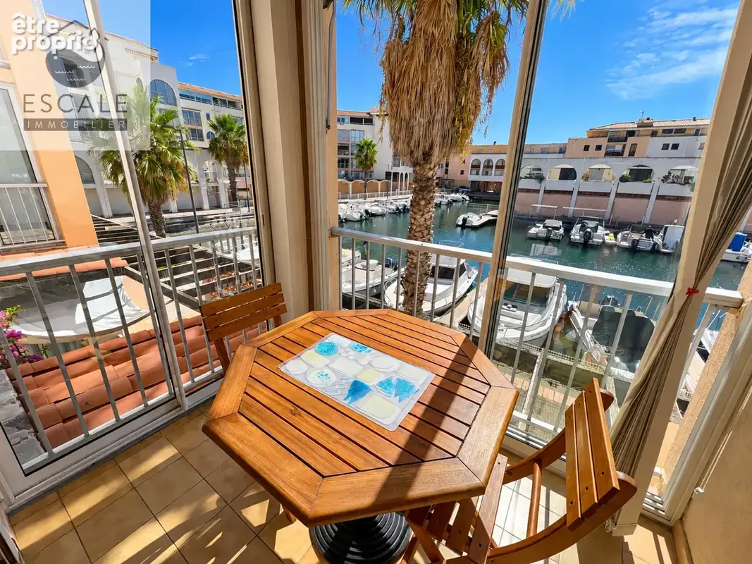 Vente type 2 vue marina aux quilles a sete - photo 2
