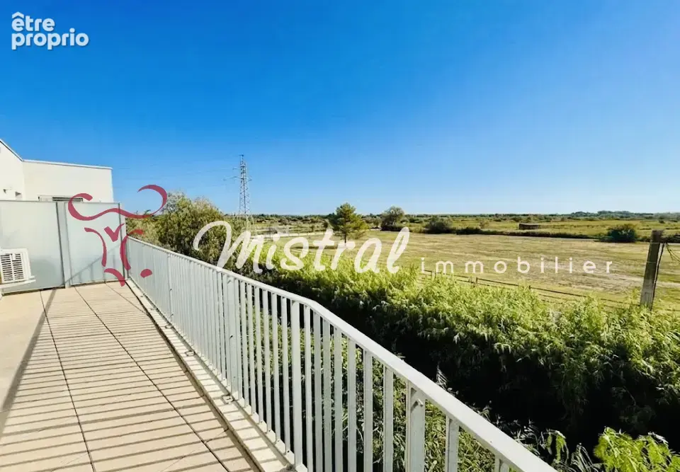 Aigues mortes appartement recent 2 chambres, terrasse, parkings vue camargue - photo 4