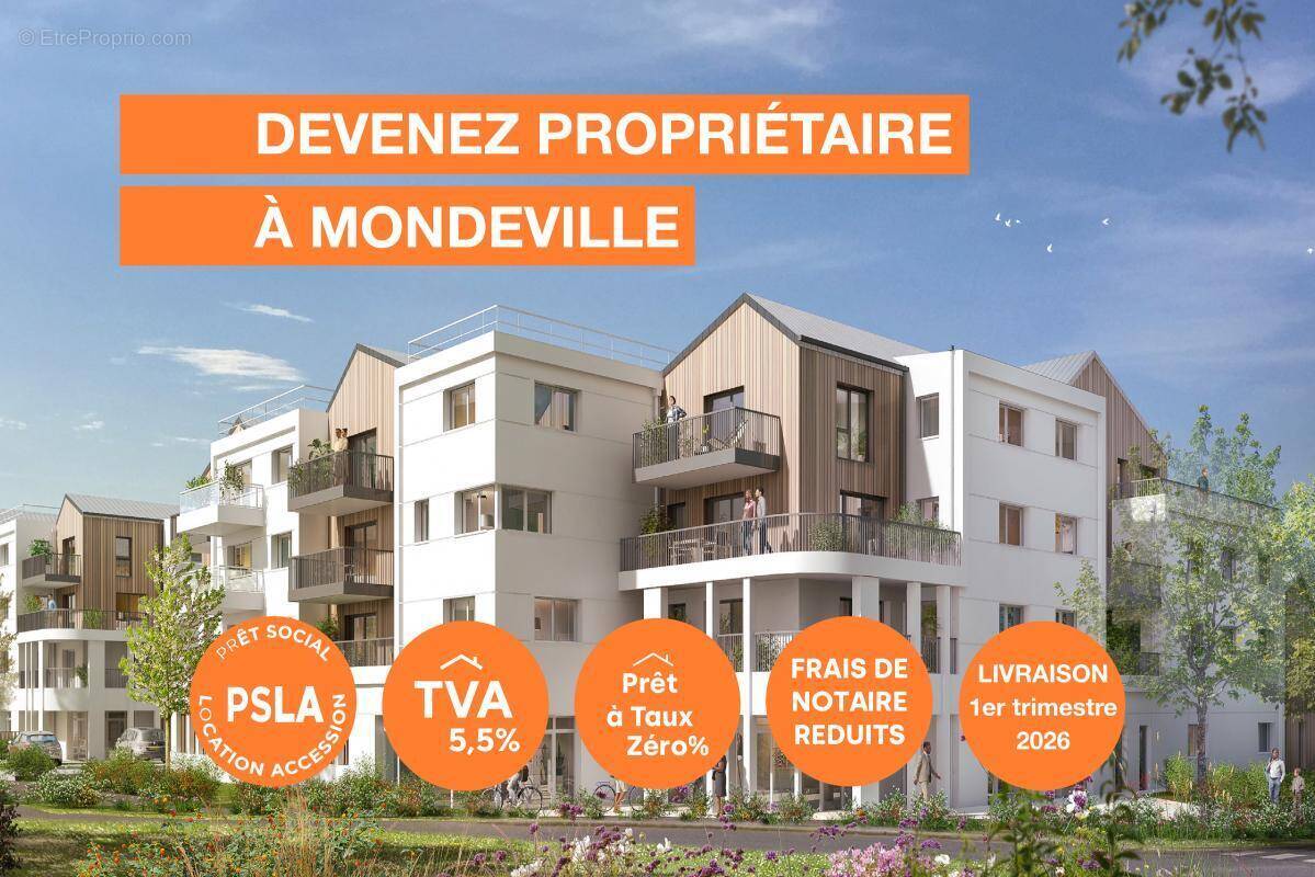 Appartement à MONDEVILLE