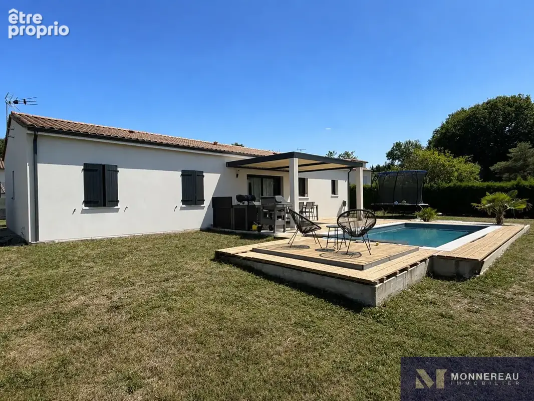 Maison contemporaine de plain-pied avec piscine - photo 2