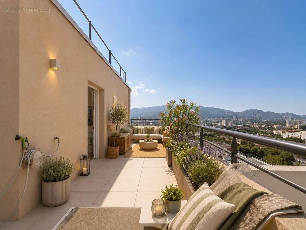 Duplex en toit-terrasse – dernier étage – vue panoramique – 3 chambres - photo 3