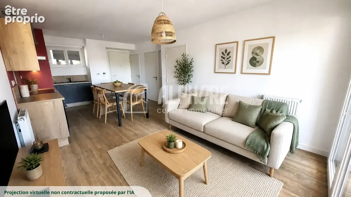Appartement Saint Nazaire 2 pièce(s) 43 m2 - photo 3